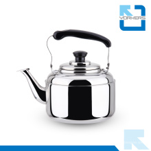 Bouilloire à eau en acier inoxydable et bouilloire à thé avec poignée portable